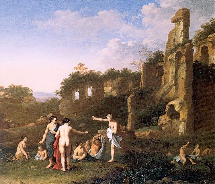 Women Bathing in a Landscape, POELENBURGH, Cornelis van